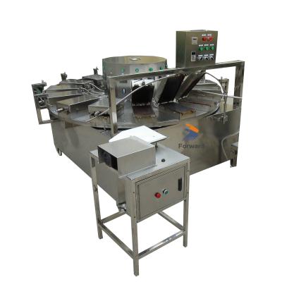 China Factory Automatic Rotate Disc Big Capacity Waffle Cone Machine , Commercial Waffle Egg Roll Machine for sale