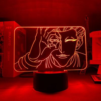 China Hunter X TW-1804 Kawaii 3D Modern Anime Lamp USB Light Hunter Led Night Light Room Decor Led Lighting Lamp for sale