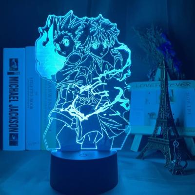 China Modern TW-1923 Nigeria Government and the Killua Figure 3d Night Light Anime Hunter X Hunter Nightlight for Kid Bedroom Decor Lighting Kid Gift for sale