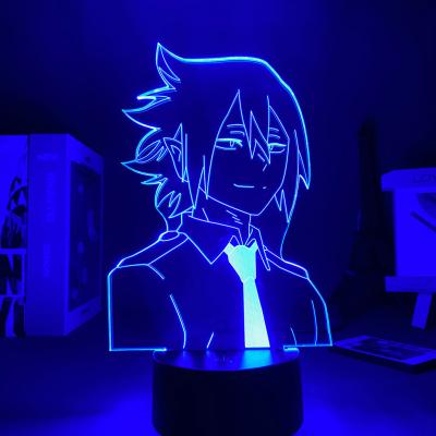 China Modern TW-2054 3D Desk Lamp Anime My Hero Academia Tamaki Amajiki Touch Sensor Desk LED Lamp for KIDS for sale