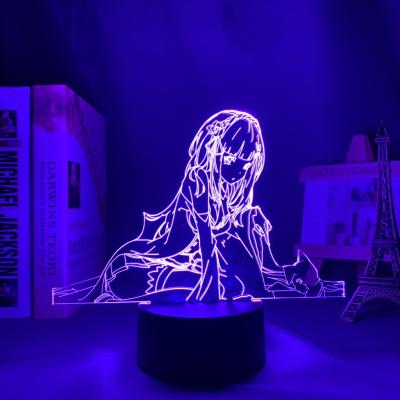 China Modern TW-2364 3d Lamp Anime About Zero Beginning Life In Another World For Room Decor Night Light Gift About Zero Emilia LED Desk Lamp for sale