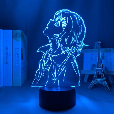 China Anime TW-2438 Modern Tokyo Ghoul 3d LED Lamp Juuzou Suzuya KIDS Birthday Gift Tokyo Ghoul USB Touch Sensor Led Night Light for sale