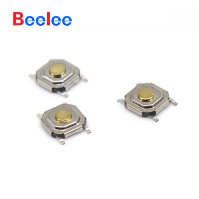 China Beelee Micro Silicone Tact Switch 5*5 Push Button Tact Switch BL-QC-4X4 for sale