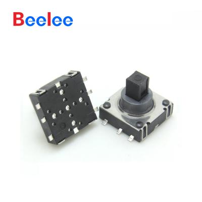 China Beelee BL-DX-A07-12A Rotary Switch Normally Open Tact Switch Tactile Push Button Switch BL-DX-A07-12A for sale