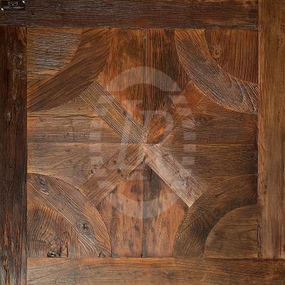 China Europen Reclaimed Elm Versailles Style Solid Wood Flooring for sale