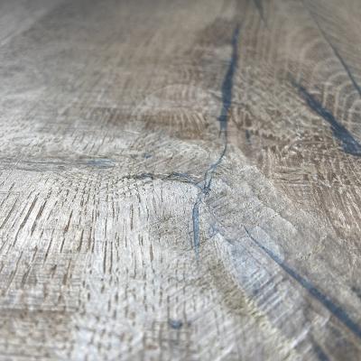 China Modern Shrunken Smoked Hill Oak Engineered Flooring for sale