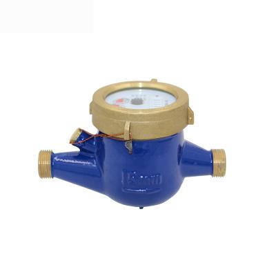 China High Performance Brass Body Pulse Jet Remote Volumetric Multi Water Meter for sale