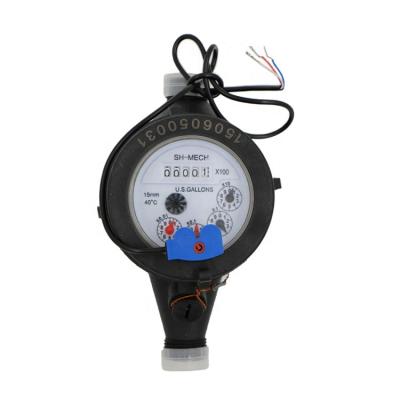 China High Performance DN15~DN50 Residential Plastic Water Meter Body Cold Water Meter for sale