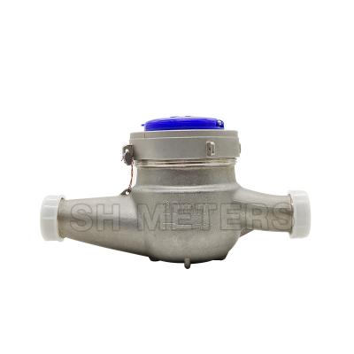 China High Performance 1/2inch~2inch Class B Stainless Steel Dry Water Meter Multi-jet Cold Water Meter Suppliers for sale