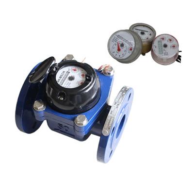 China High Performance 2 Inch Woltman Mechanical Industrial Water Flow Meters Dry Dial , Turbine Meters Flange Standard for sale