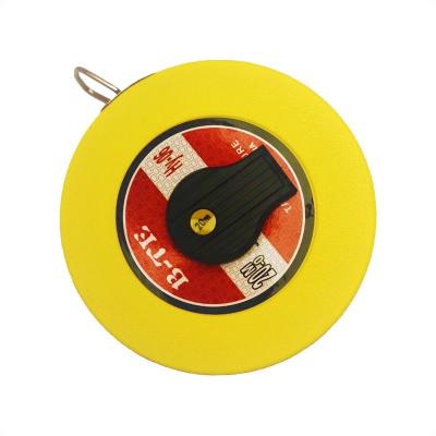 China Round Fiber Open Frame Measuring Tape Measure Distance Soft Tape Measure Tape 10m 15m 20m 30m 50m Long Metric for sale