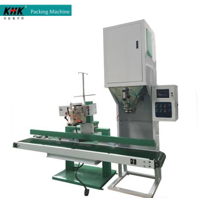 China 5-50KG Food Rice Bag Packing Machine With Automatic Conveyor And Sewing Machine for sale