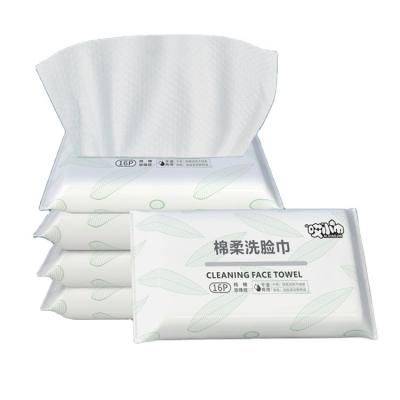 China Clean face/high quality type towel dry and wet dual-use low price care new disposable cleaning face wholesale for sale