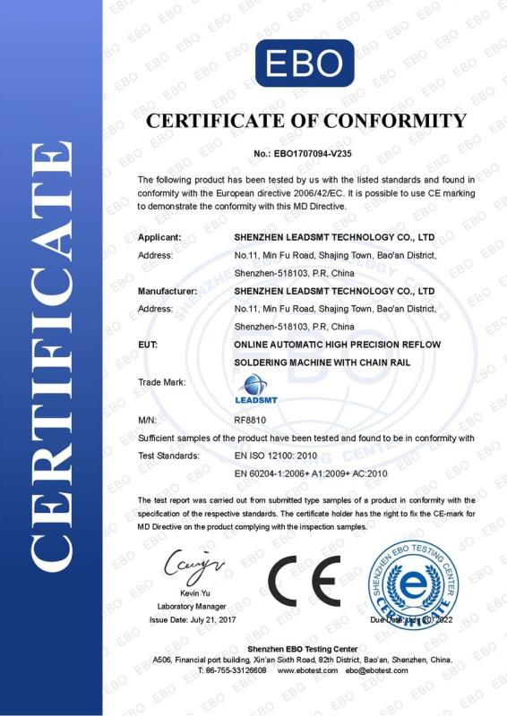 CE - Shenzhen Leadsmt Technology Co., Ltd.