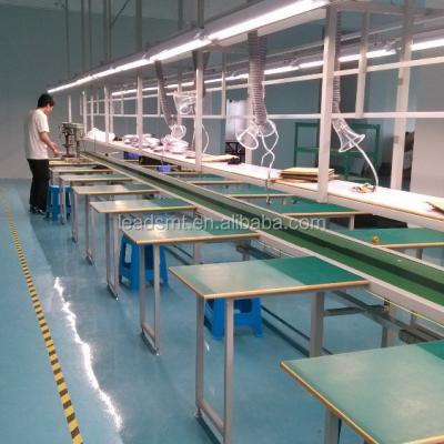 China Fire Resistant Led Bulb And Tube Lamp SKD Assembly Line Belt Conveyor Assembly Line for sale