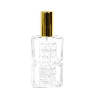 China Cosmetic Packaging Women's Perfume Bottle 60ml 2.3oz Glass Perfume Bottle With Mist Sprayer for sale