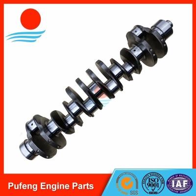 China Doosan wheel loader spare parts DL200 DL250 DX180 replacement forged steel DL06 crankshaft 65.021010069 65.021010064 for sale