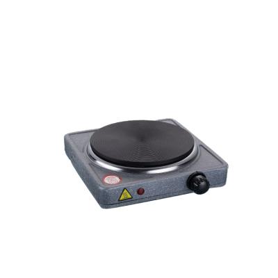 China Hotel 1000W Single Solid Electric Hot Plate Electric Hob for Baking and Kitchen Use for sale