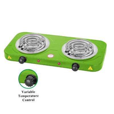 China RV Electric Double Coil Hot Plate 2000W Kitchen Use For Cooking Camping for sale