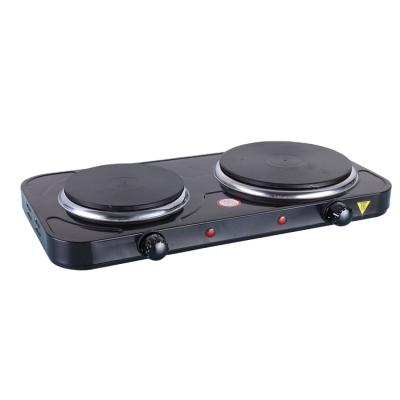 China Hotel Solid Electric Hot Plate 2500W Double Electric Factory Outlet Stove for sale