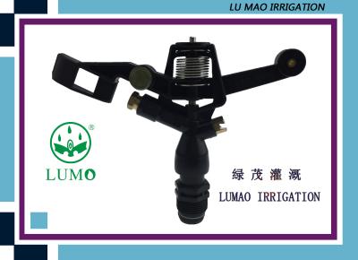 China Grass Plastic Impact Sprinkler , Lawn Irrigation Sprinkler Heads Large Range for sale