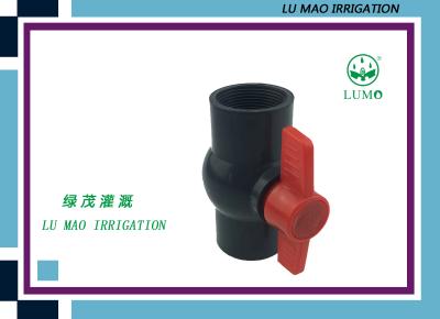 China 90mm PVC Ball Valve Agricultural Irrigation Female Thread Connection for sale