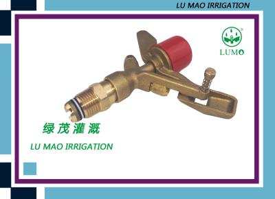 China 360 Gear Drive Agricultural Sprinkler Heads Irrigation System Brass Nozzle for sale