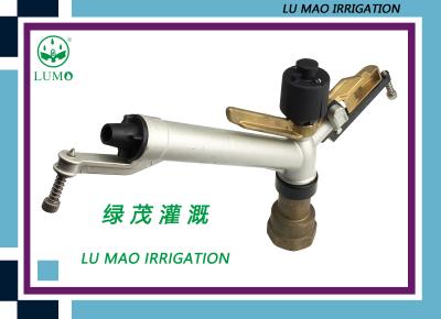 China Metal de la pulgada de la regadera 1-1/2 del arma de la lluvia de la irrigación de las tierras de labrantío aluminio del impacto de 360 grados en venta