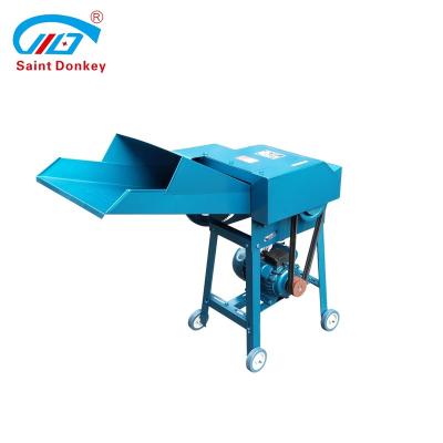 China Hotels farm use dry grass green alfalfa fodder chopper machine price vegetable gasoline engine for sale