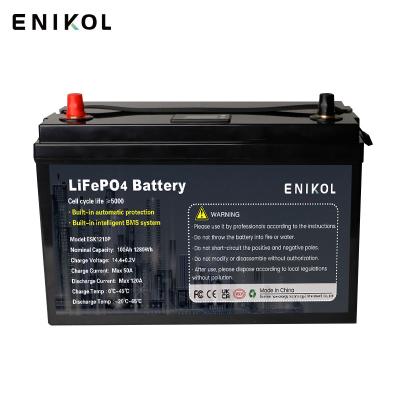 China Home Energieopslag RV LiFePo4 Batterij Lithium 12V 100ah Diepe cyclusbatterij Te koop