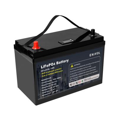 中国 12V EV 海上 リチウムイオン電池 100ah 130ah 200ah BMS 太陽光発電の貯蔵用 販売のため