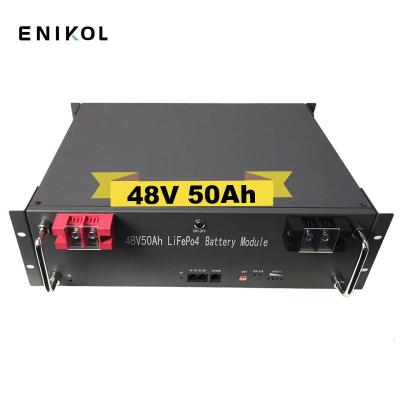 China 51.2V Lifepo4 Solar Battery Storage Systems 50ah 48V Lithium Solar Battery for sale