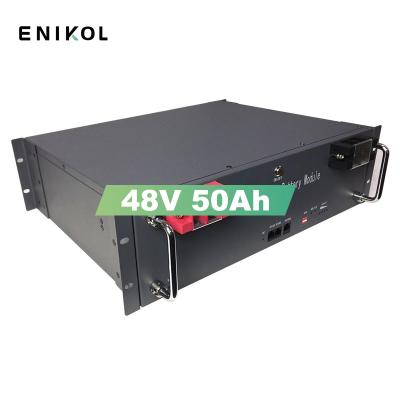 China Oplaadbare 48V zonnebatterij 50ah Ingebouwde Smart BMS Lithium Lifepo4 batterij Te koop