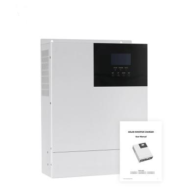 China 220V AC 24V Hybride zonne-inverter 3300W 80A Mppt Hybride zonne-inverter Te koop