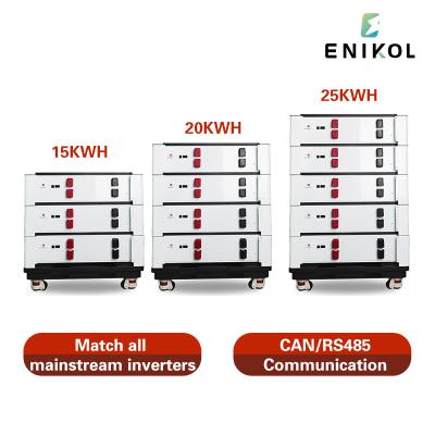 China Built In BMS And RS485/CAN Protocol 48V LiFePO4 Battery 100AH Energy Storage System 20kwh zu verkaufen