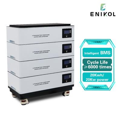 Κίνα Stackable 48v 100ah Lifepo4 Battery 20kwh Solar Energy 51.2v lithium ion batteries προς πώληση