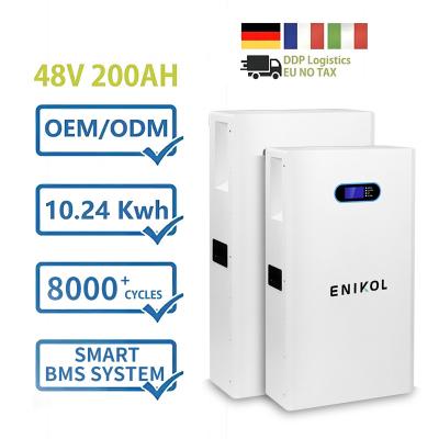 China Household Solar Energy System Powerwall 48v 200ah 10kwh Lithium Battery zu verkaufen