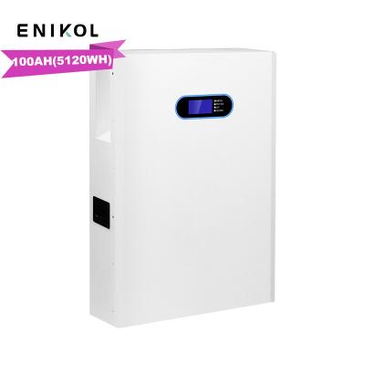 China Power Wall Mounted LiFePo4 Energy Storage Battery 48v 100ah Lithium Battery Solar for sale