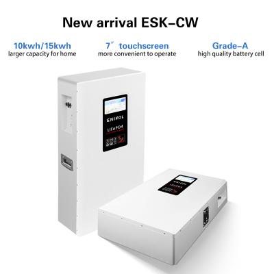 Chine Batterie au lithium 51.2V 300AH montée sur le mur LiFePO4 pour le système de stockage d'énergie domestique à vendre