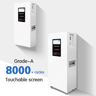 Cina Display touch screen da 7 pollici Batteria di accumulo di energia per la casa Batteria al litio da 51.2v 15KWH in vendita