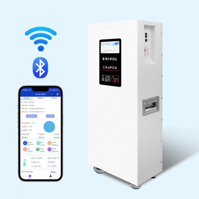 China Touchscreen 48V Solarbatterie Lithium 10KW Leistung mit WiFi und Bluetooth zu verkaufen