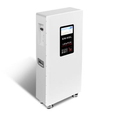 China Touchscreen 48V Bewegliche Solarbatterie Lithium 15KWH 300AH Energiespeicher für Zuhause Batterie 51.2V zu verkaufen