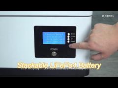 Built-In BMS Stackable LiFePo4 Battery 48v 100ah 200ah 400ah Home Energy Storage For Solar