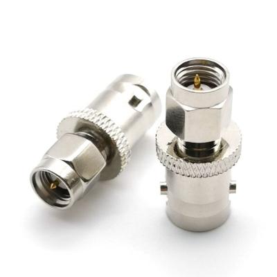 China Custom Brass RF OEM BNC Female To SMA Male Adapter Connector for sale