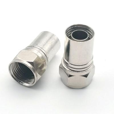 China Hot Crimp RG 6 F Coaxial Type RF RF Male Connector for sale