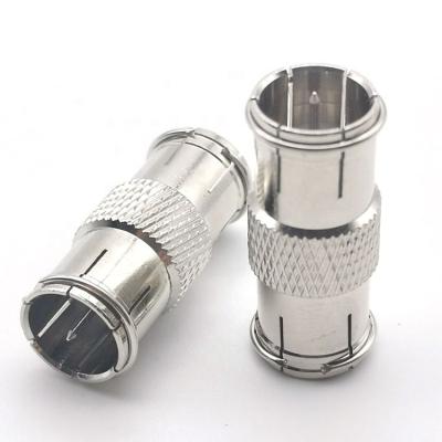 China RF Brass Quick Plug F Male Male Adapter To Dual F Male Connector for sale