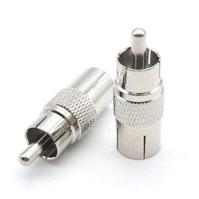 China RF Coaxial RF RCA Brass Male To PAL Female Connector Adapter for sale