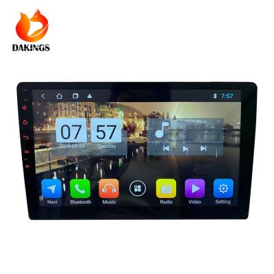 China Universal GPS multimedia 1 din radio rotation mold 4core 1+16g 10inch android navigation system for audi a4 b7 for sale