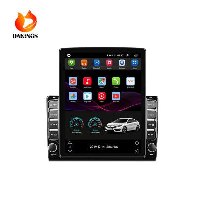 China Universal GPS Tesla style machine 2 din 2+32G car audio for toyota avensis 2003-2008 with GPS navigation for sale