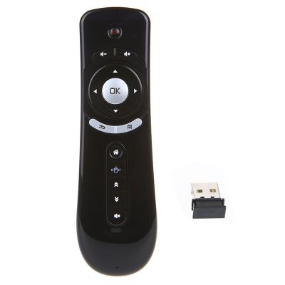 China Mini 2.4G Fly Air Gyroscope 2.4G Combo Mouse T2 Android Mouse Wireless Remote Control 3D Motion Stick Stick Computer Device for sale